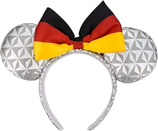 Amazon.com: Disney Parks Epcot Ball German Flag Minnie Mouse Ear Headband : Everything Else
