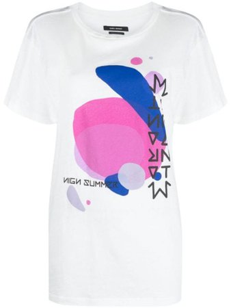 Isabel Marant Logo Print T-shirt - Farfetch