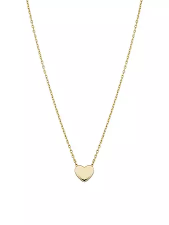 Shop Oradina 14K Yellow Gold Sweet Heart Pendant Necklace | Saks Fifth Avenue