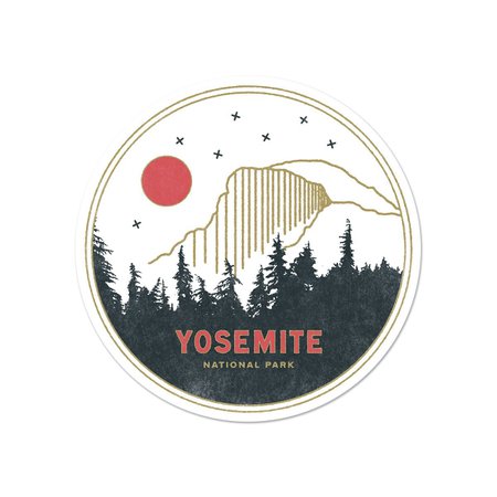 Yosemite National Park Sticker | Parks Project | National Park Stickers