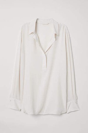 Cupro-blend Shirt - White
