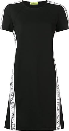 Versace Jeans Couture logo stripe T-shirt dress