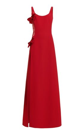 Bow-Detailed Crepe Maxi Dress By Giambattista Valli | Moda Operandi