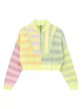 Shop Staud Hampton Cropped Sweater | Saks Fifth Avenue