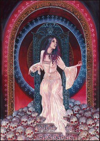 Persephone Goddess of the Underworld ACEO ATC Mini Print Altar | Etsy
