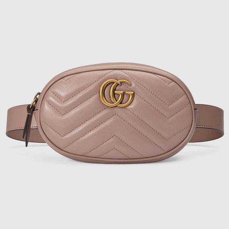 GG Marmont matelassé leather belt bag - Gucci Belt Bags 476434DSVRT5729