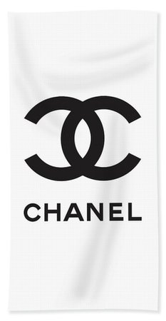 Chanel - Black And White 04 - Lifestyle And Fashion Beach Towel for Sale by TUSCAN Afternoon