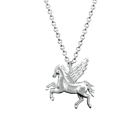 Pegasus necklace silver