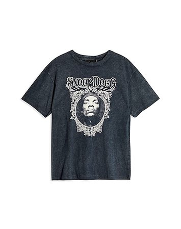 Topshop Snoop Dogg Face Print T-Shirt By And Finally - T-Shirt - Women Topshop T-Shirts online on YOOX United States - 12544201HK