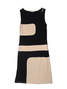 black and white (pink?) space age / mod dress