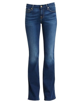 7 For All Mankind b(air) Kimmie Mid-Rise Bootcut Jeans | SaksFifthAvenue