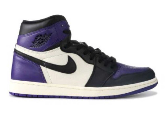 Jordan Black/Purple/White 1s
