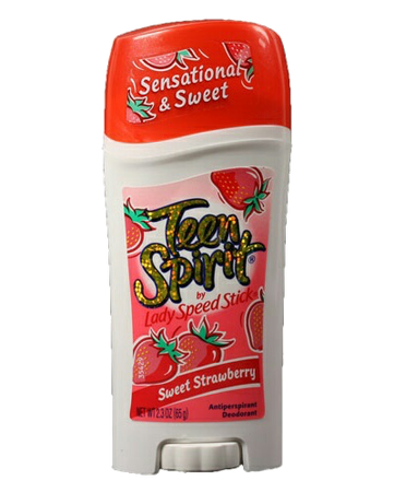 Teen Spirit Strawberry deodorant png