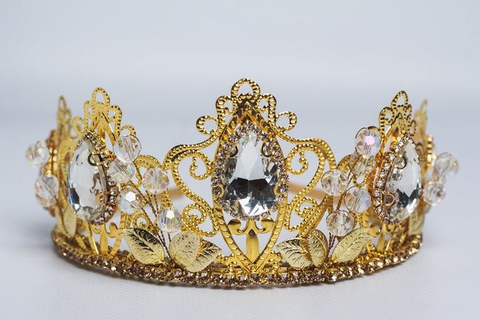 Gold Wedding Crown Fall Bridal Tiara Gold Baroque Diadem | Etsy