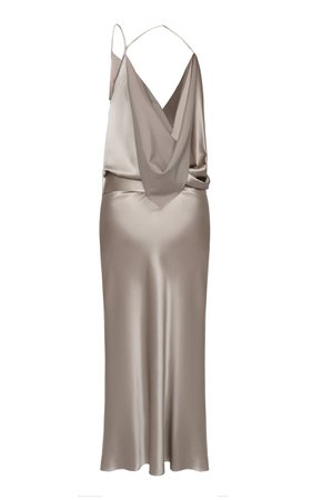 Belted Silk-Blend Midi Dress By Matériel | Moda Operandi