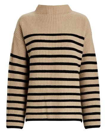 Rails Claudia Striped Mock Turtleneck Sweater | INTERMIX®