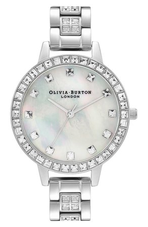 Olivia Burton Treasure Demi Dial Bracelet Watch, 34mm | Nordstrom