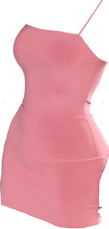 Pink form fitting dress