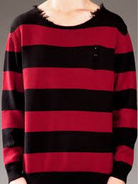 red and black striped sweater - Google Search