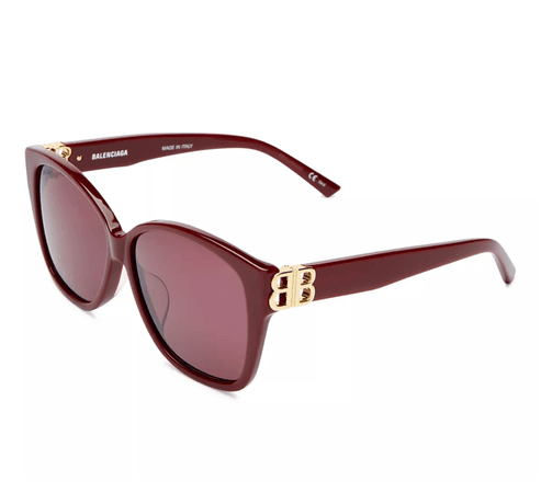 burgundy sunglasses