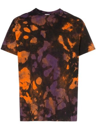 Stain Shade tie-dye print cotton T-shirt