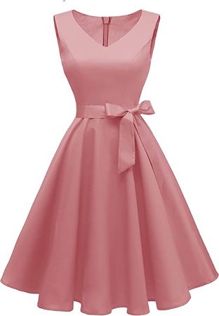 Dressever Women's 50s 60s Vintage Sleeveless Cocktail Party Dress : Amazon.ca: Clothing, Shoes & Accessories