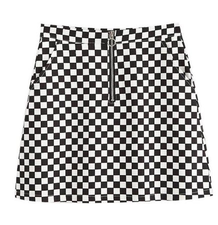 checker skirt