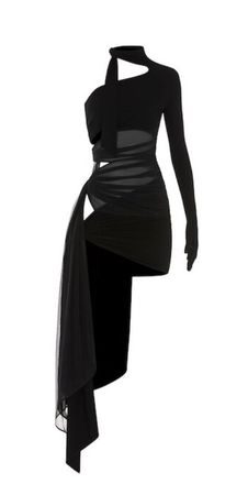 (gaiux) black sexy dress