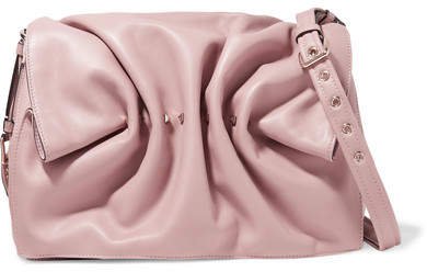 Garavani Bloomy Leather Shoulder Bag - Pink