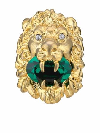 Gucci Lion Head Ring - Farfetch