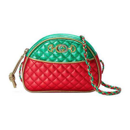 Laminated leather mini bag - Gucci Women's Crossbody Bags 5349510U14X5879
