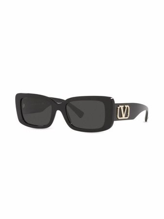Valentino Eyewear Eckige Sonnenbrille Mit VLOGO-Signatur - Farfetch