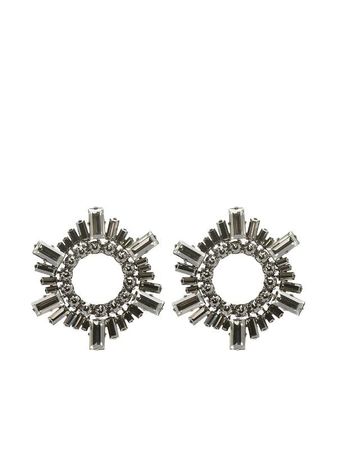 earrings by Amina Muaddi