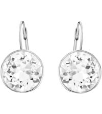 Amazon.com: SWAROVSKI Pierced Earrings with Floating Round Crystals on a Rose-Gold Tone Finish Setting with a Cage Design, Part of the Swarovski Sparkling Dance Collection : Clothing, Shoes & Jewelry