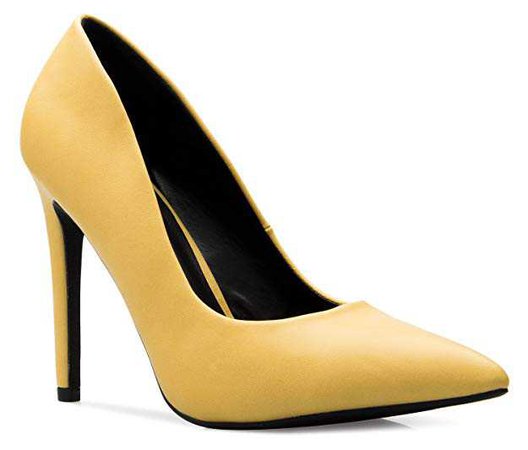 Amazon.com | OLIVIA K Women's Classic D'Orsay Closed Toe High Stiletto Heel Pump - Casual Comfortable | Pumps