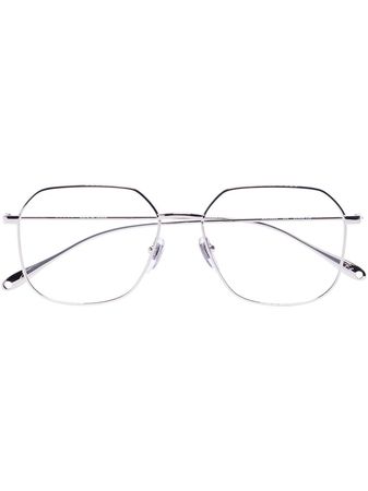 Gucci Eyewear rectangular-frame metal glasses - FARFETCH