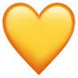 yellow heart emoji - Google Search
