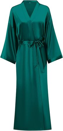 V Vaborous Women's Soft Long Satin Robes Long Silk Robes Full Length Robes Kimonos Silky Bath Robe Dressing Gowns : Amazon.ca: Clothing, Shoes & Accessories