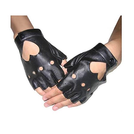 Fingerless Heart Gloves