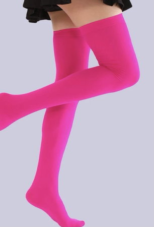 hot pink stockings