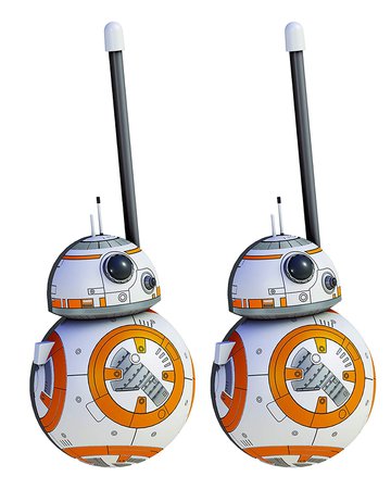 Star Wars BB8 Walkie Talkies for Kids Static Free Extended Range Kid Friendly Easy to Use 2 Way Walkie Talkies KIDdesigns Inc SW-202B7.EXv6 [1540894452-8374] - $13.86