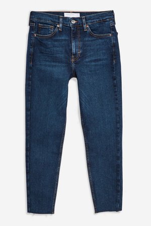 PETITE Vintage Indigo Raw Hem Jamie Jeans - Ripped Jeans - Jeans - Topshop