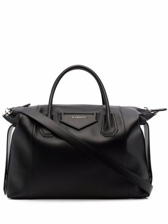 Givenchy logo-detail leather tote bag - FARFETCH