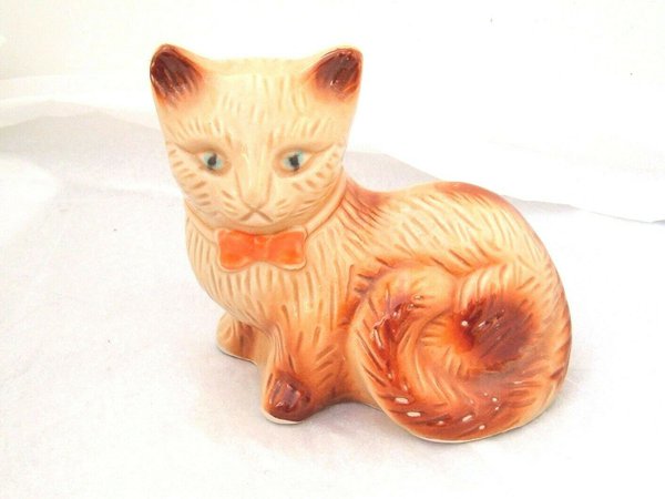 Collectible Cat Figurine Vintage Animal Kitty Figurine - Made in Brazil | eBay