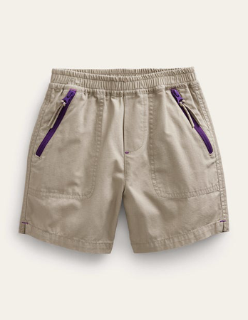 mini Biden rip stop khaki shorts