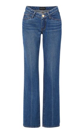 Scoop-Waisted Straight-Leg Jeans By Brandon Maxwell | Moda Operandi
