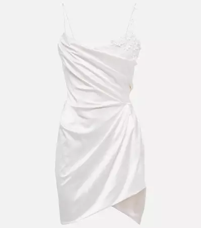 Vivienne Westwood - Bridal Venus embellished satin minidress | Mytheresa