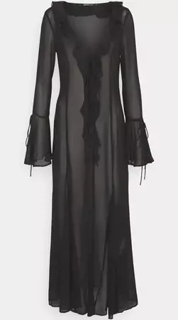 veste transparente noire longue femme - Recherche Google