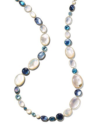 Shop IPPOLITA 18kt yellow gold Luce all-stone long necklace with Express Delivery - FARFETCH