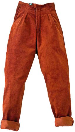 esfera. - Sustainable Cord Trousers In Rust